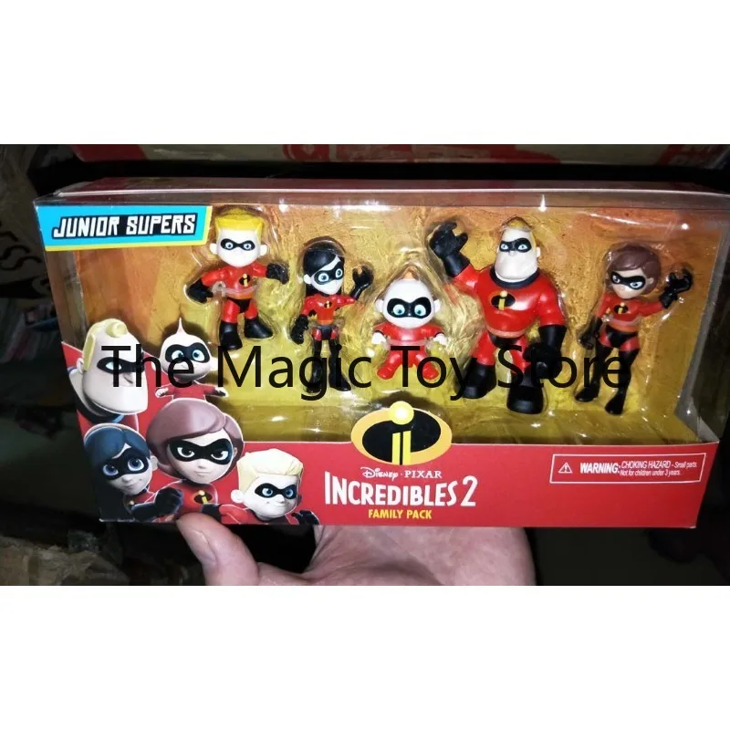 Ensemble de figurines articulées originales de la famille « Les Indestructibles 2 » — M. Figurine et jouet de collection incroyables