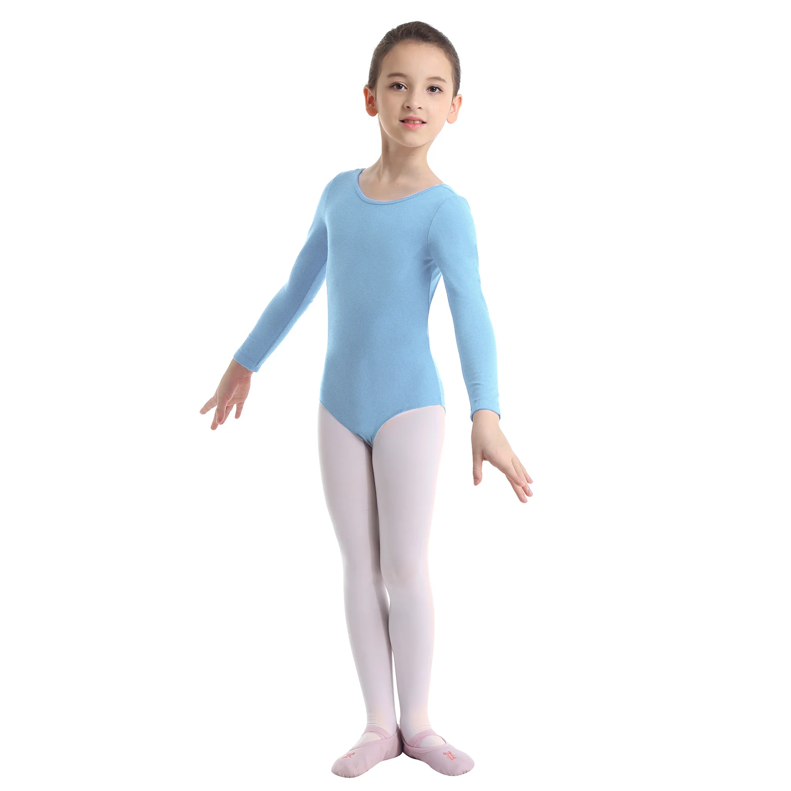 Body pour enfants filles, justaucorps de danse de Ballet pour ballerine, Tutu, vêtements de danse, Costumes de gymnastique de patinage à manches longues