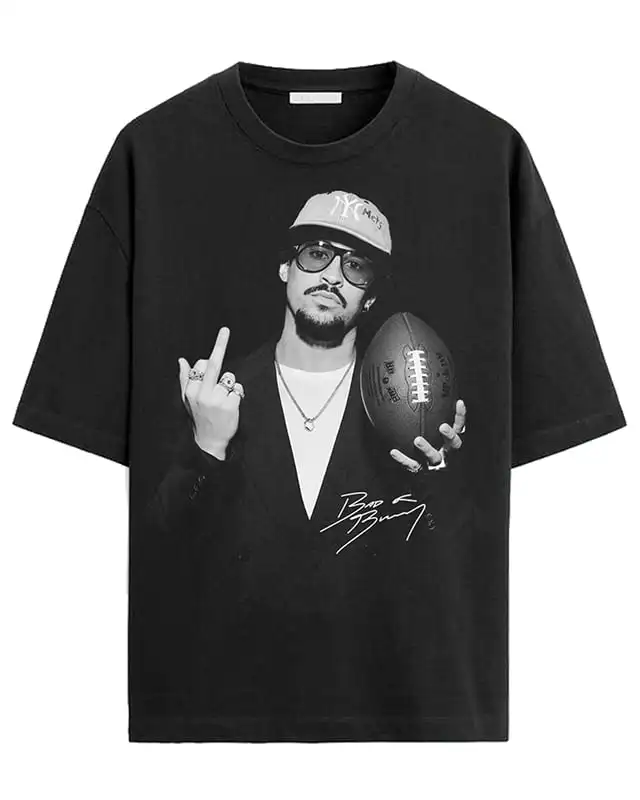 2026 Summer Bad Bunny Hot Sale T-shirt Cotton Women Men Oversized Tee High Street Short Sleeve Comfortable Female Male Clothing