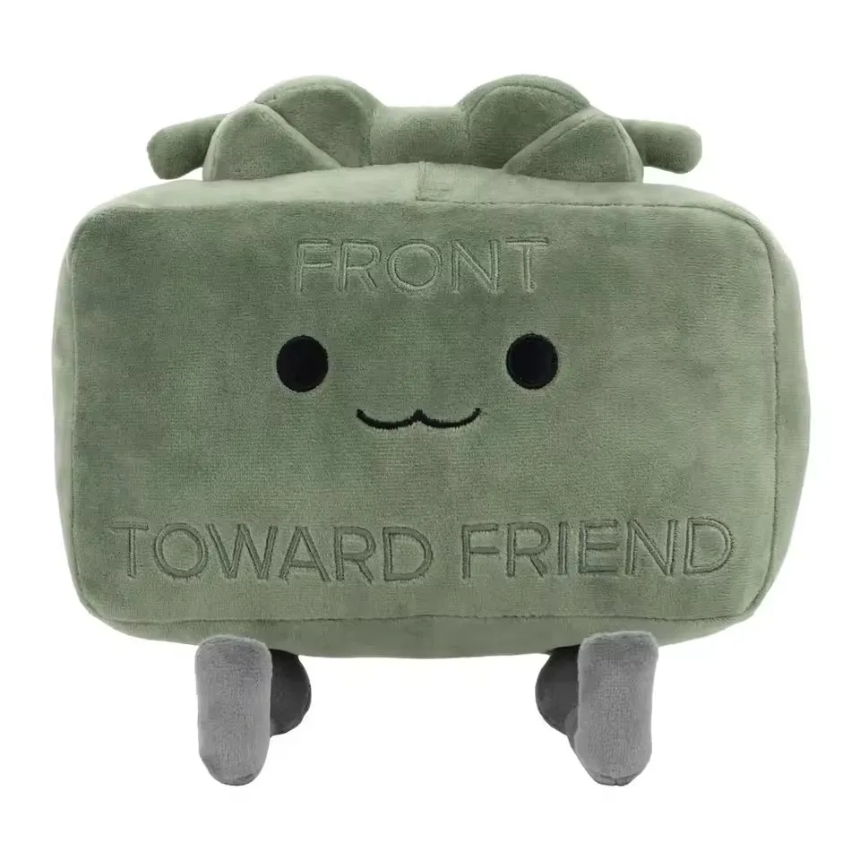 

Новая 20 см плюшевая кукла Claymore Kawaii, зеленая квадратная кукла, подушка, аксессуары, подарочная коллекция, модель для детей, подарки на день рождения