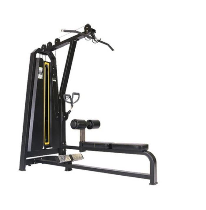 Fitness equipment exercise machine lat pull down and low row machine gym commercial high-low pull back trainer