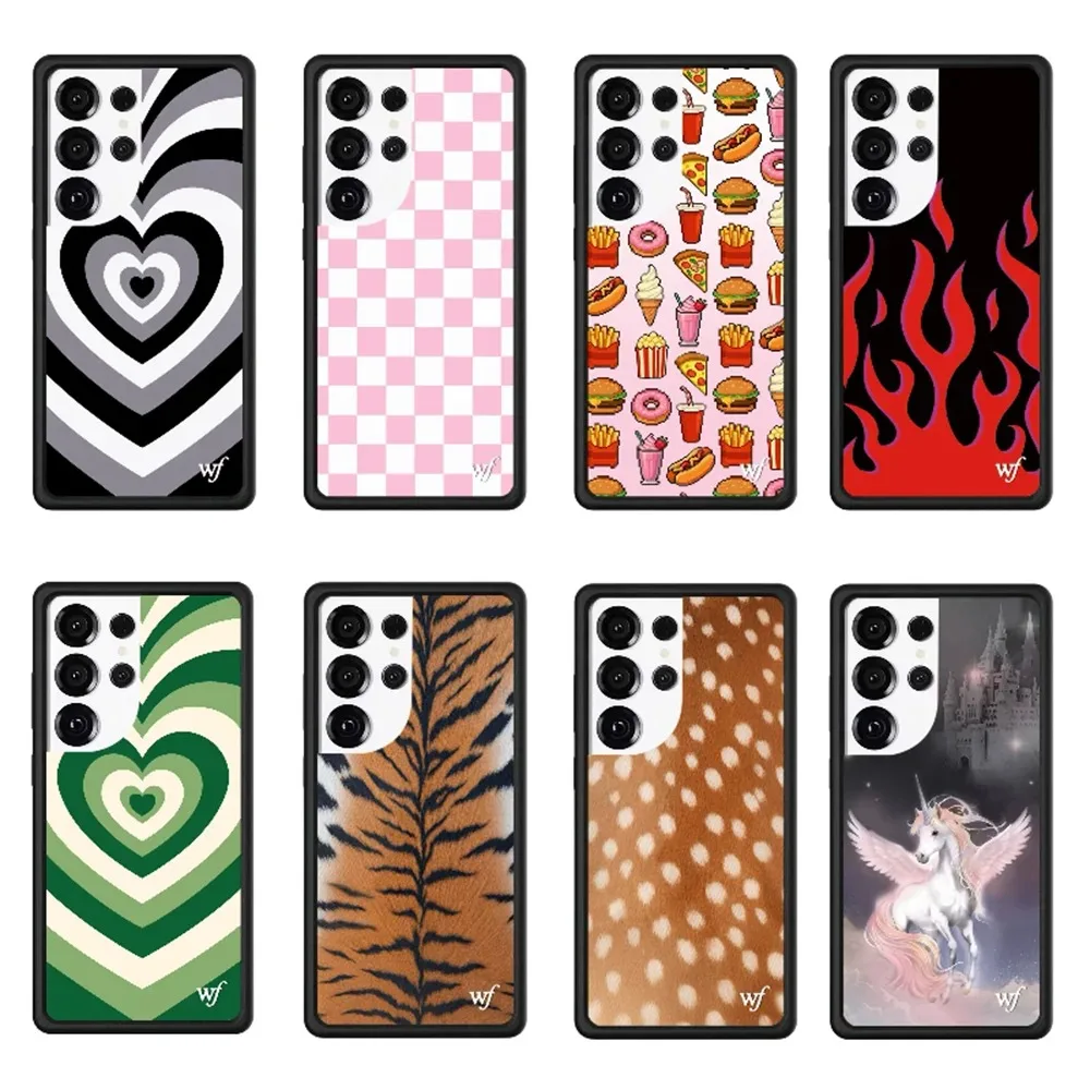 Wildflower Shiny Star castle Angel Wings unicorn horse Fawn Phone Case For Samsung S26Ultra S23 S24 S25 S26 Ultra Cove﻿﻿﻿﻿﻿﻿﻿﻿r