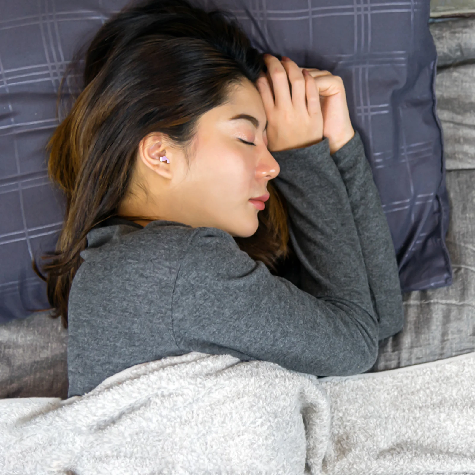 

2Pairs Anti-Noise Earplugs Silicone Comfortable Sound Insulation Ear Plugs Noise Cancelling Earplugs for Kids