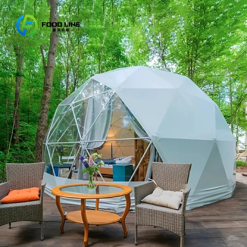 Custom Waterproof & UV Resistant Geodesic Dome Tent, Luxury Outdoor Shelter for Philippines Resort Hotel Glamping