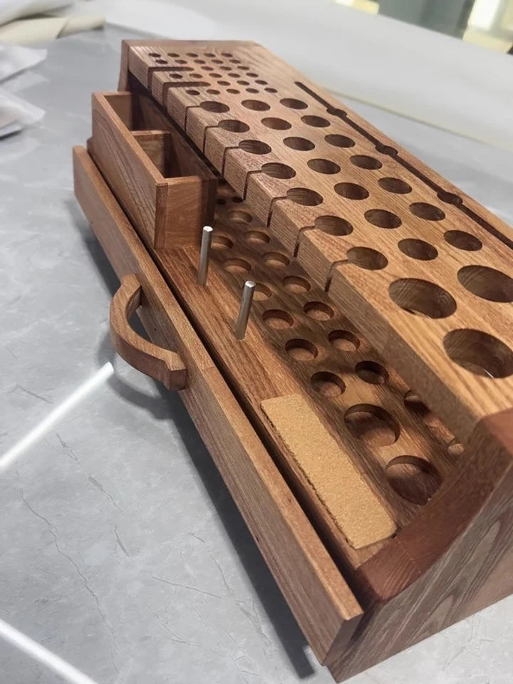 多機能実用的な革ツールホルダー DIY 手作り革細工彫刻切削工具