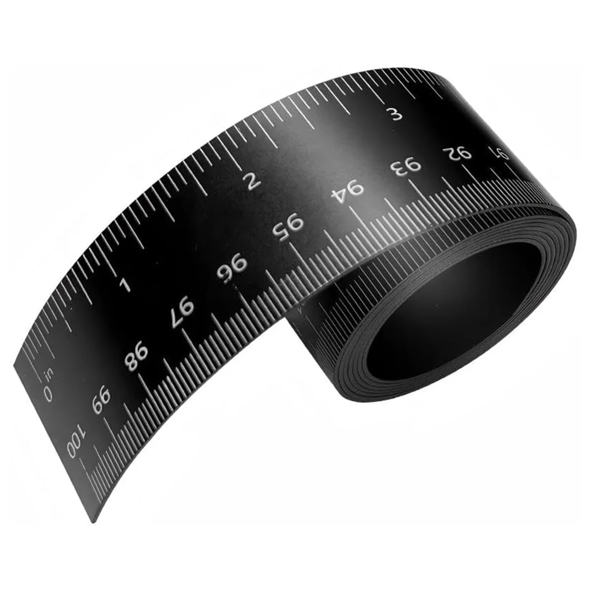 A03R 2 Pcs 39.37 Inch Magnetic Ruler Flexible Ruler with Inches and Centimeters Magnet Measuring Tape for Lathes, Workshops