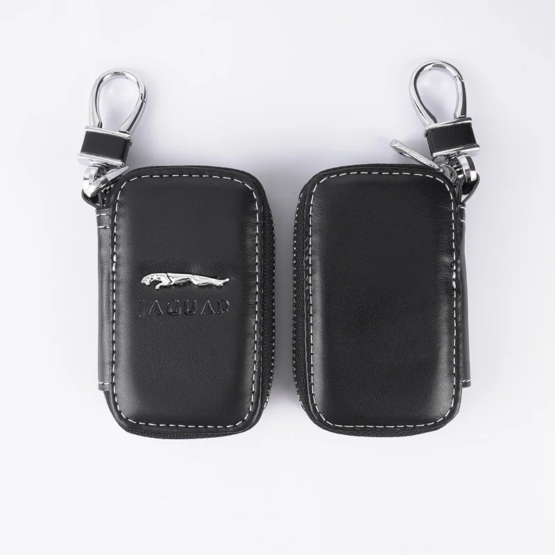 

Luxury Housekeeper Key Case Car Key Holder Wallet Portable Mini Card Storage Pouch For Jaguar F-PACE XJ XE XF XJ F-TYPE E-PACE