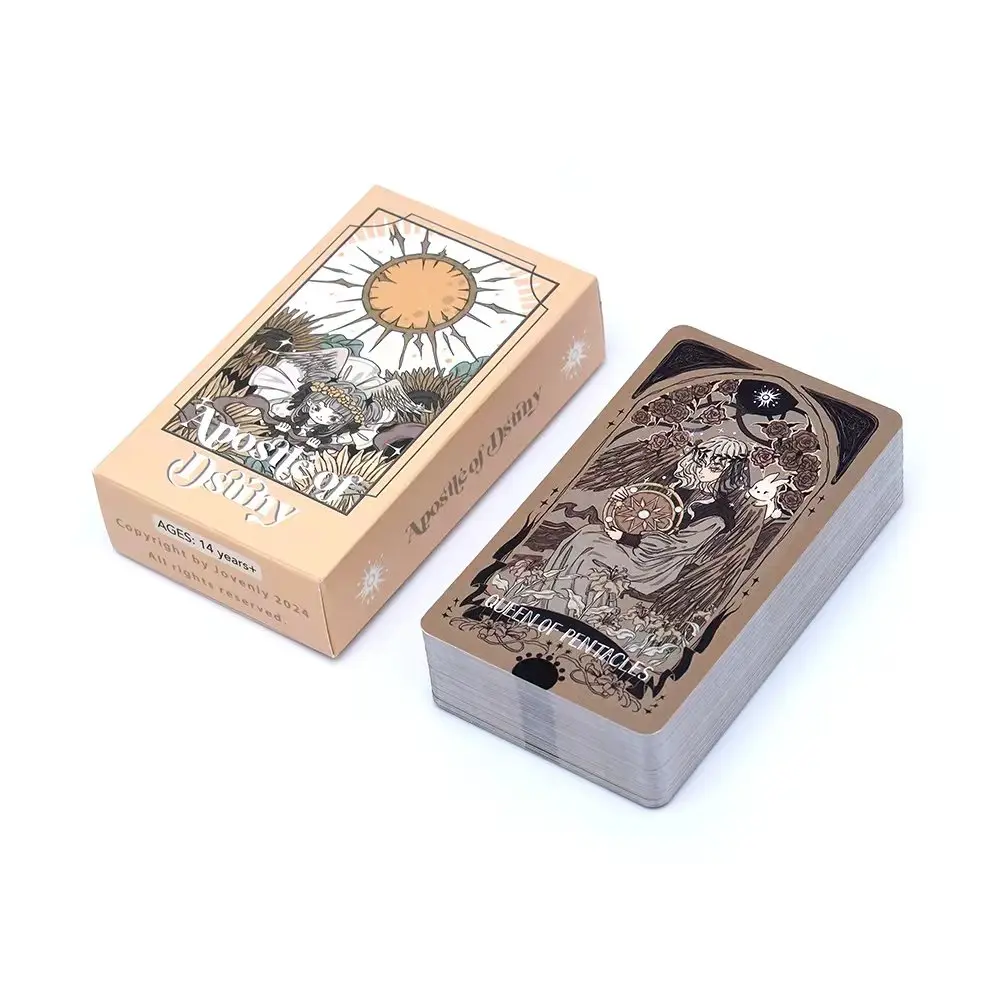 رسول القدر التارو سطح السفينة 78 قطعة بطاقات التارو الكرتون بناء على الأصلي رايدر وايت نظام مجلس لعبة أوراكل بطاقات لعبة الحفلات