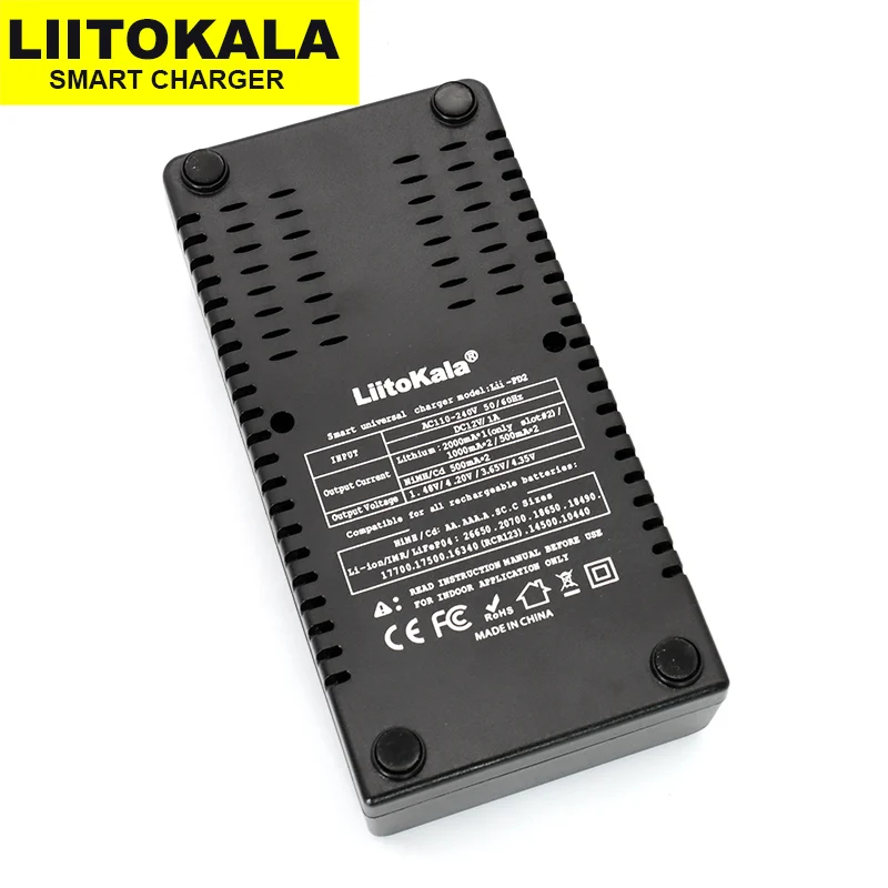 Hot LiitoKala Lii-PD4 LII-PD2 Smart Battery Charger for 3.7v Li-ion 3.2v LiFePO4 18650 26650 21700 18500 18350 1.2v NiMH AA AAA