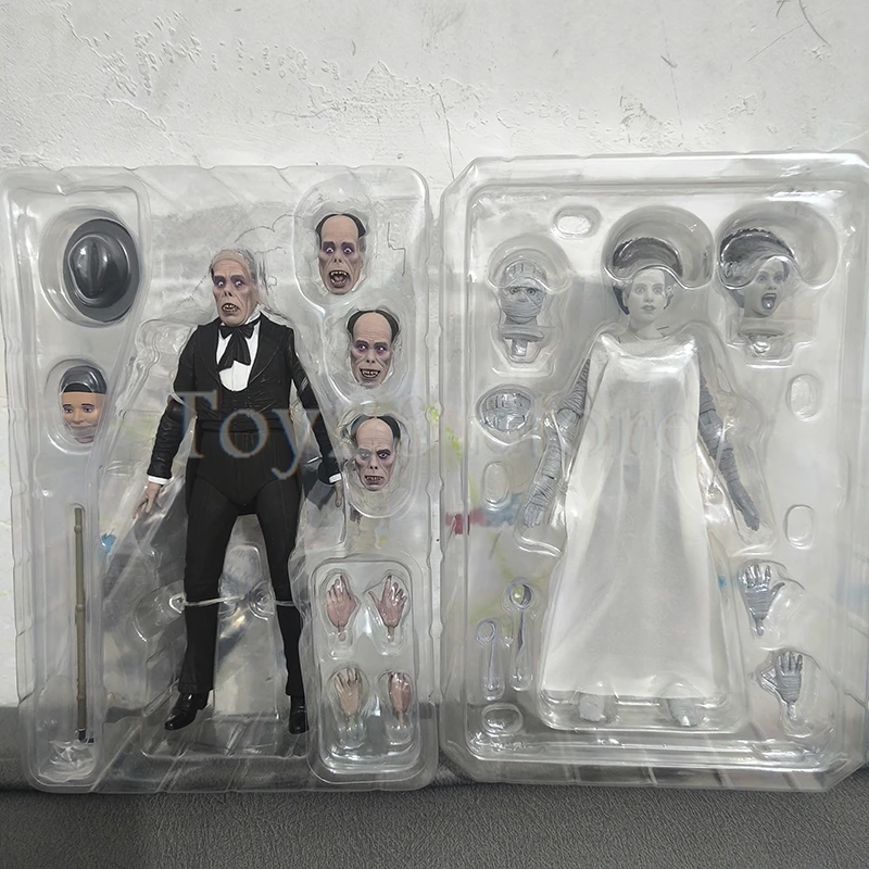 NECA-The Phantom Of Opera Figuras de Ação, Lon Channel, A Noiva De Frankenstein, Modelo De Coleção, Presente De Aniversário