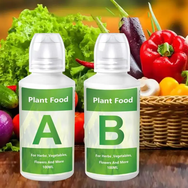 A And B Hydroponic Garden Plant Fertilizer soilless cultivation nutrient Solution For Flowers Vegetables Grass Nutrients