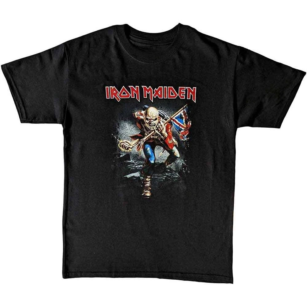 

Iron Maiden Metal Rock Band Graphic Print Men's and Women's Loose Short Sleeved T-shirt Casual All Year Round Luxury Clothing
