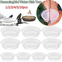 Outdoor Garden Hummingbird Water Dish Tray Replacement Plastic Birdbath Bowl For Wild Bird Feeding Station Drinker Water Feeding