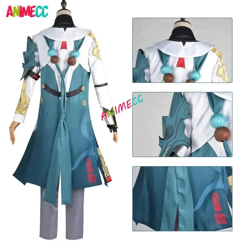 ANIMECC-disfraces de Cosplay de Dan Heng Honkai Star Rail, peluca de juego de Anime, Danheng, fiesta de Halloween, trajes de Carnaval para hombres y mujeres, XS-XXXL