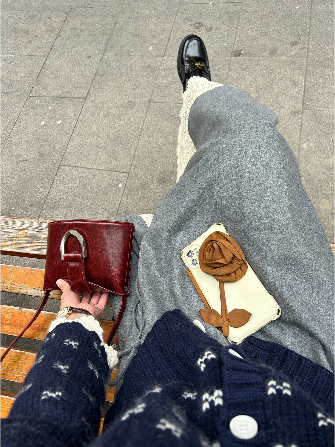 Retro Doll Collar Floral Knitted Open Cardigan Women's Loose ort Sle Inner Wear Sweater Top for Autumn Winter New Arrival