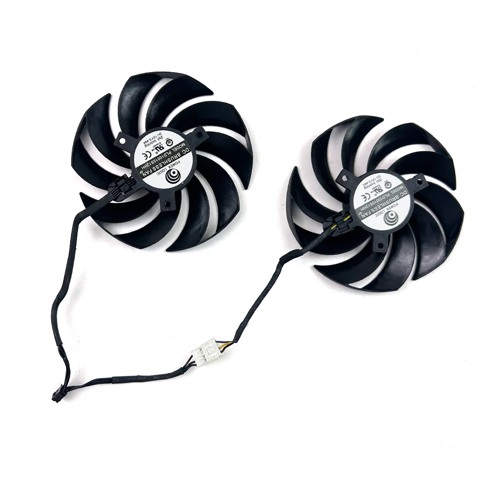 2pcs Cooling Fan For MSI GeForce RTX 4070 4070Ti super Ventus 2X graphics card Fans 95MM 4PIN PLD10010S12HH RTX4070 2X GPU FAN