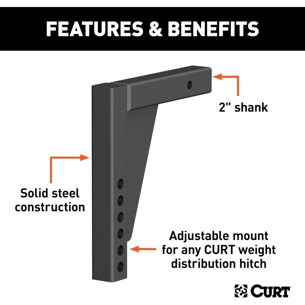 وصلة توزيع وزن جهاز الاستقبال مقاس 2 بوصة مع قطرة 8-3/4 بوصة