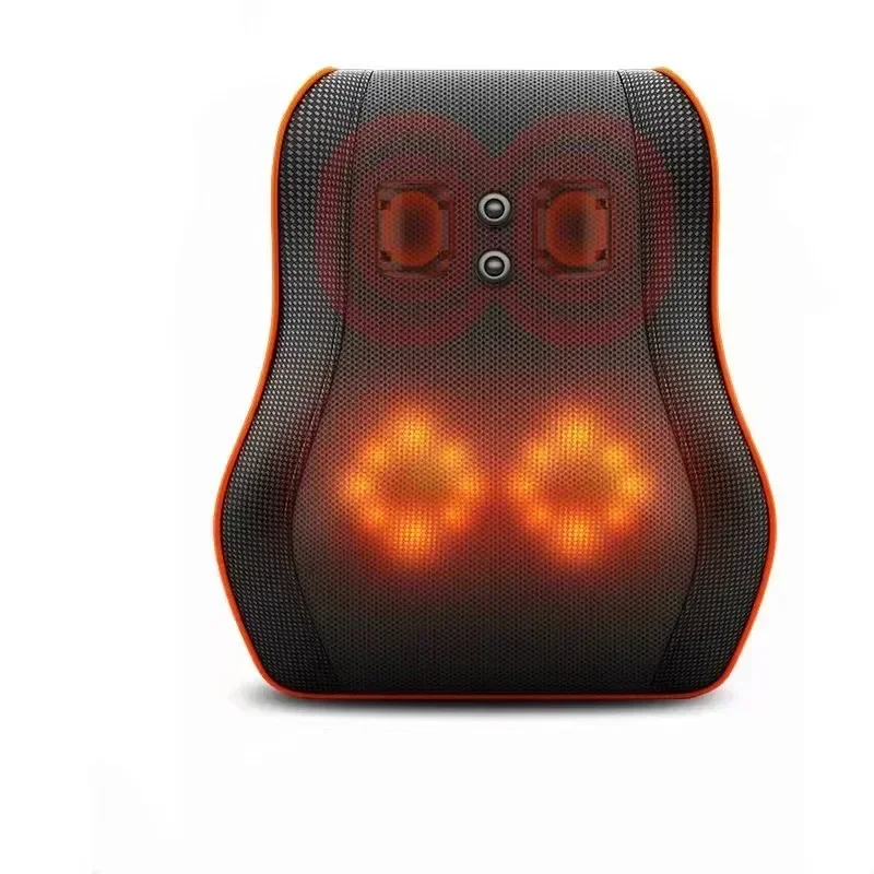 

Новая 6-клавишная подключаемая массажная подушка для плеч, шеи, талии, встроенный 3-скоростной регулируемый интеллектуальный пульт дистанционного управления температурой