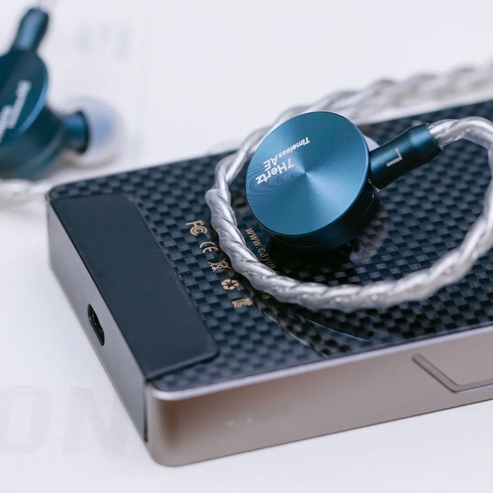 TIMELESS AE 인이어 이어폰 모니터, 다이나믹 드라이버 이어버드, CNC 0.782 핀 교체 가능 플러그, 2.5, 3.5, 4.4 Angelears, 타임리스, 7HZ, 14.2mm