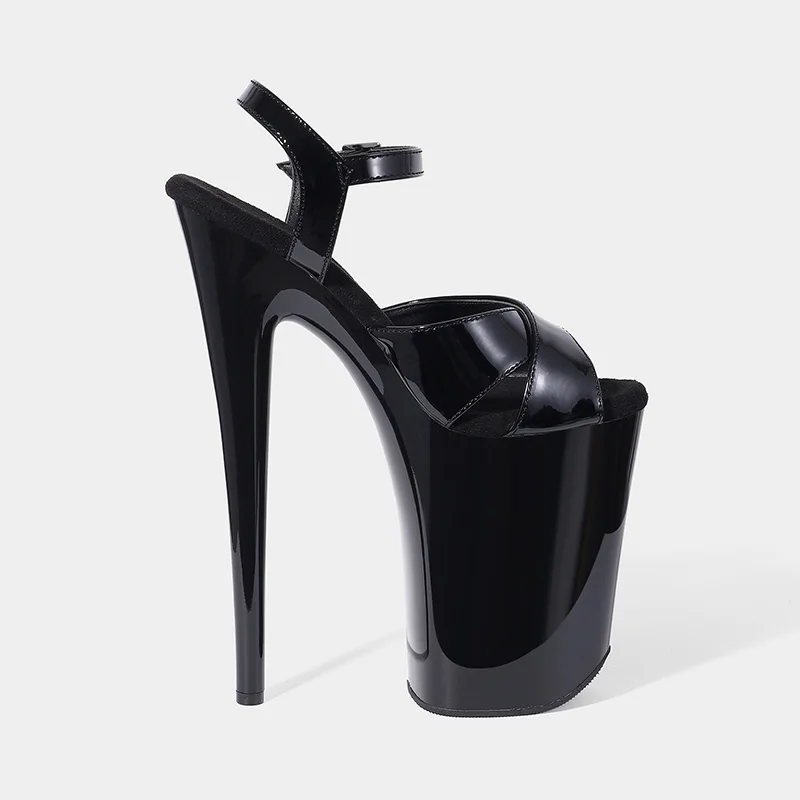 23CM/9inches PU Upper Sexy Exotic High Heel Platform Party Sandals Women Pole Dance Shoes Model Shows Sandals 341