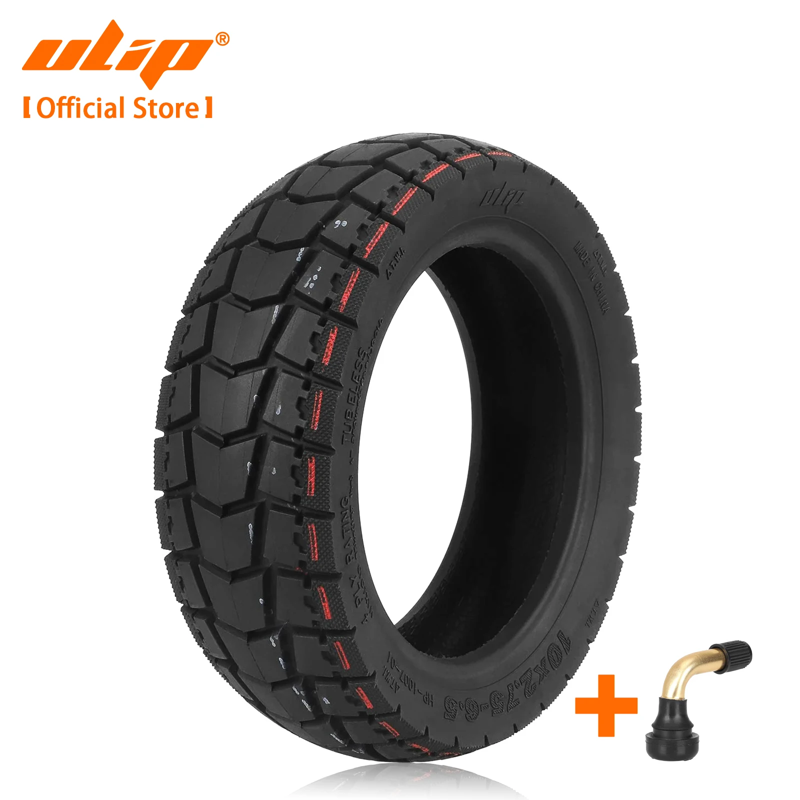 

ULIP 10 Inch 10x2.75-6.5 Tubeless Tire with Shield Tread Pattern for Speedway 5 Dualtron 3 Hover-1 Alpha Gotrax Electric Scooter
