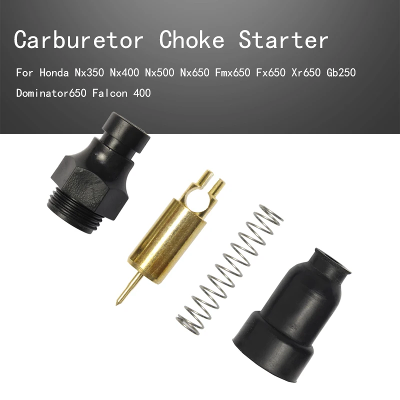 

Carburetor Choke Starter Repair Kit For Honda Nx350 Nx400 Nx500 Nx650 Fmx650 Fx650 Xr650 Gb250 Dominator650 Falcon 400