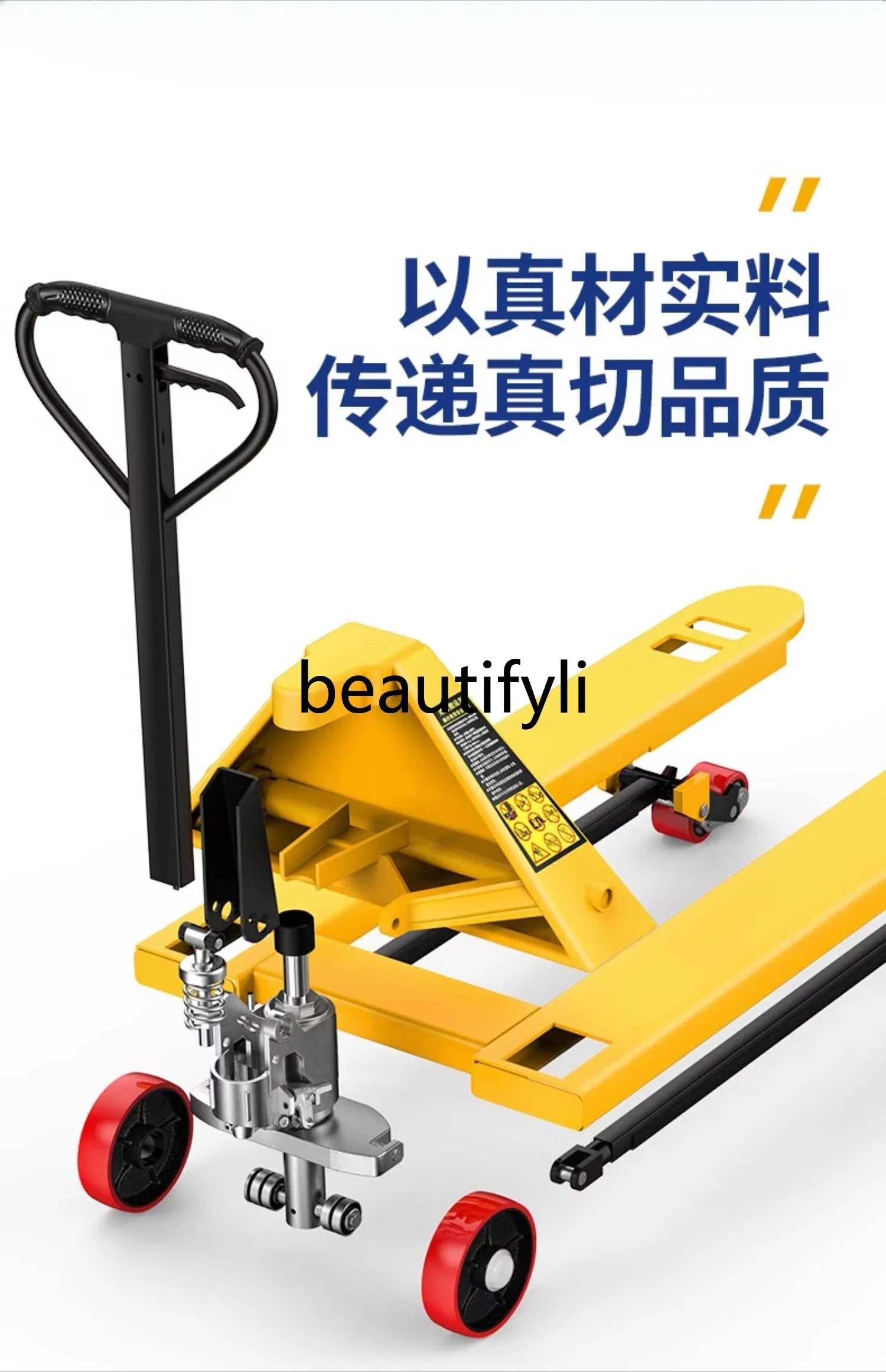 

Forklift manual hydraulic truck forklift 2/3 tons 5 tons warehouse high quality trailer hand push cattle forklift