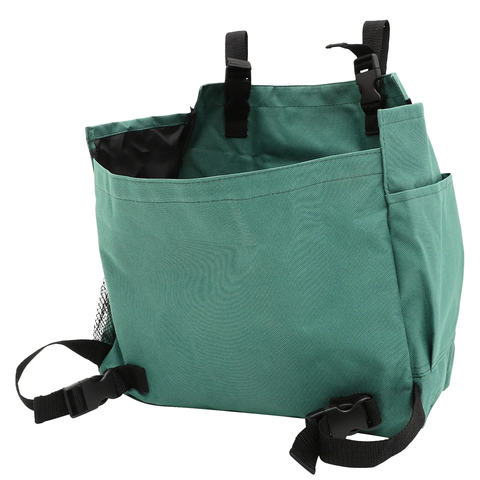 1-個の頑丈な芝刈り機収納バッグ、厚いオックスフォード布製、特大容量の吊り下げポーチ、ガーデンツール用に調整可能