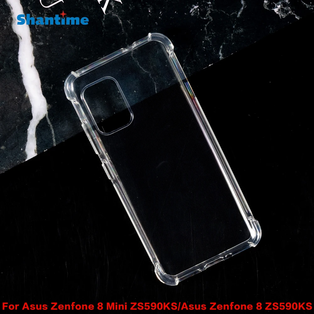 

For Asus Zenfone 8 Mini ZS590KS Asus 8z Case Crystal Clear Shock Technology Bumper Soft TPU Cover Case For Zenfone 8 ZS590KS