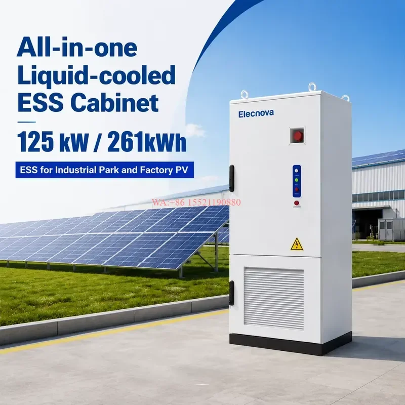 WMWMNU for LIFEPo4 Liquid-Cooled Industrial Commercial Energy Storage System Cabinet with LFP314Ah Cell Type