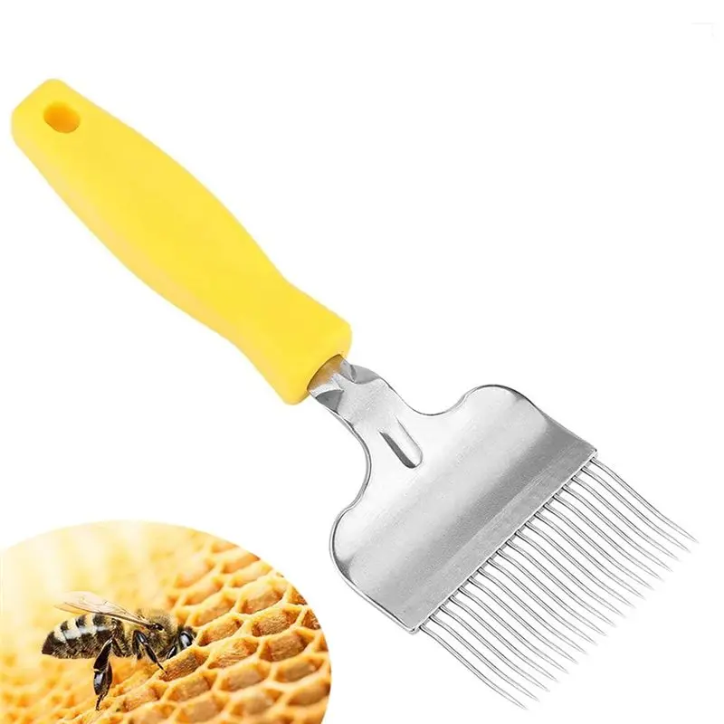 2026 جديد العسل Uncapping شوكة النحل حفظ Uncapping شوكة العسل مشط تربية النحل Uncapping شوكة خلية العسل النازع