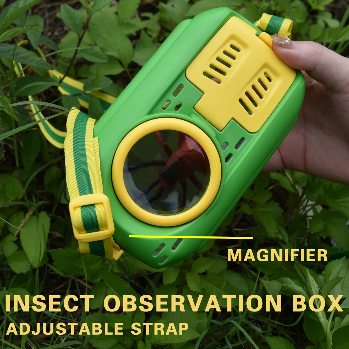 Buitengereedschap Voor Kinderen, Insectenobservatiedoos, Vergrootglas, Capture Net, Capsule Clip, Avontuurlijke Rollenspel Puzzelspeelgoed