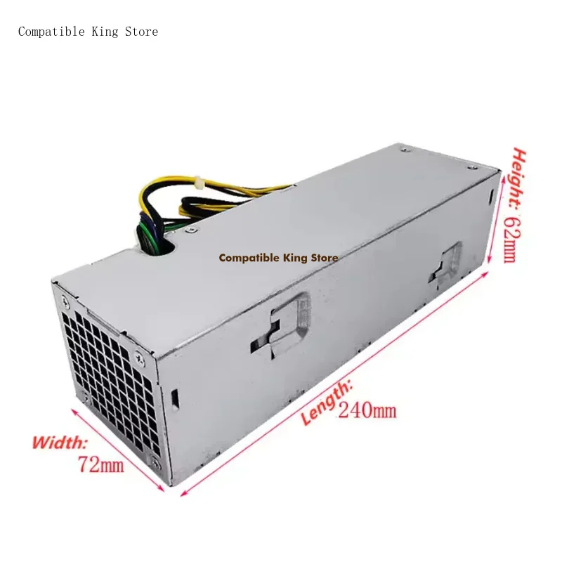 D+PSU-Adapter For Dell 7020 9020 3020 Power Supply H255ES-01 B255ES-01 HU255AS-00 AC255ES-00 H255ES-00 L255AS-00 YH9D7 F255ES-00