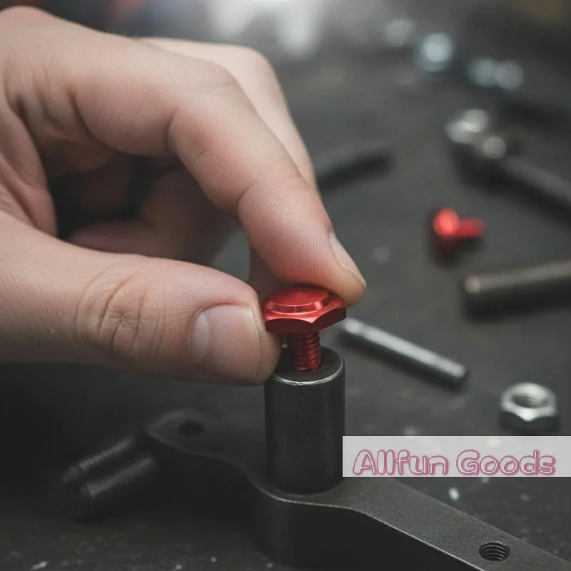 Baitcasting Reel Modification Parts High Strength Metal Main Shaft Nut Handle Fixing Screw for Professional Fishing Reel Upgrade