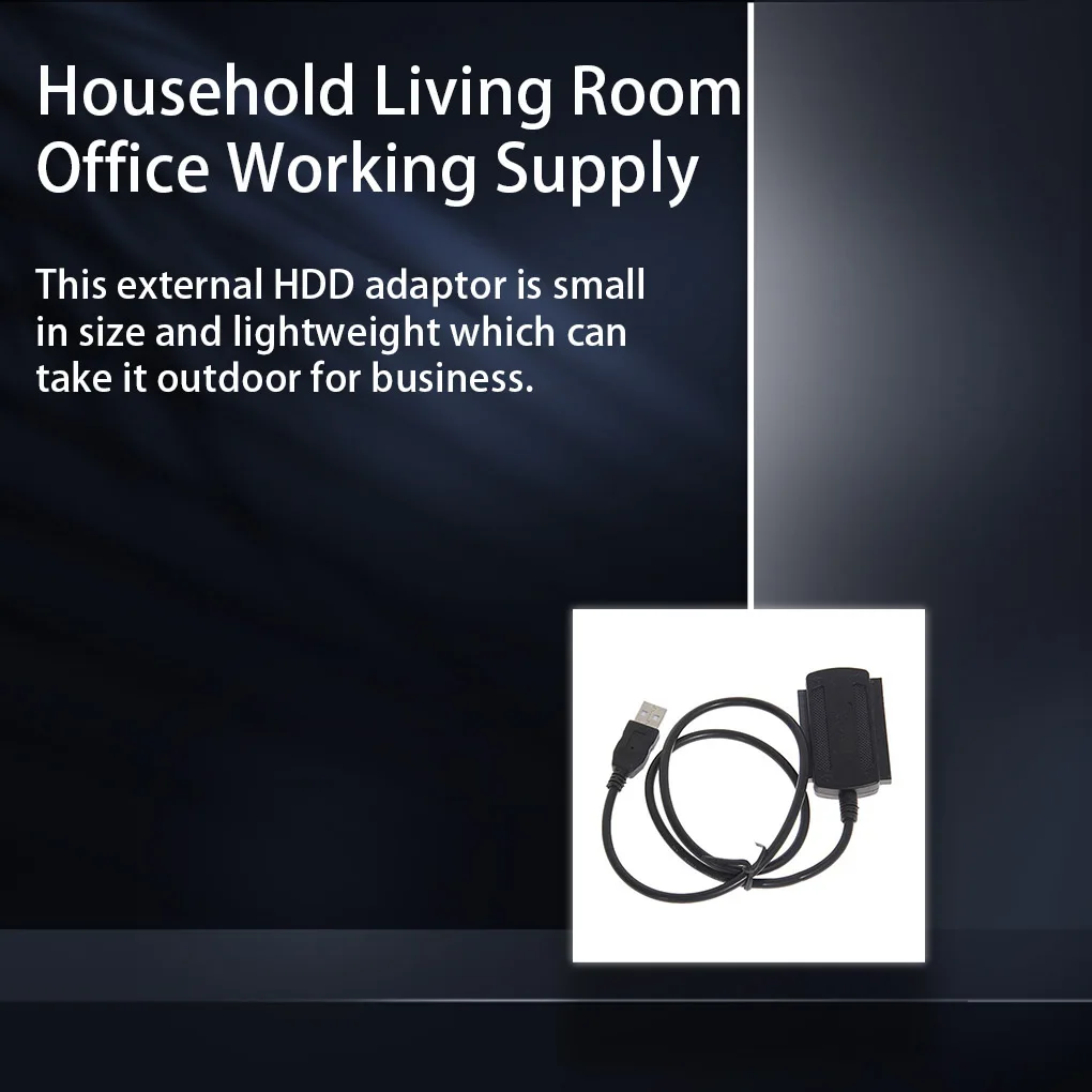 USB 2.0 para IDE2.5/3.5/SATA Adaptador Conversor Cabo Externo de Disco Rígido