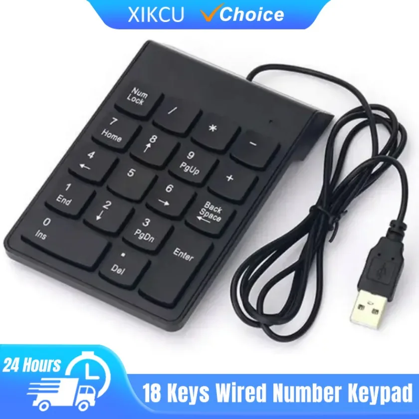 

Small Size 2.4GHz USB Wireless Numeric Keypad Numpad 18 Keys Digital Keyboard For Bank Accounting Teller Laptop Notebook Tablets