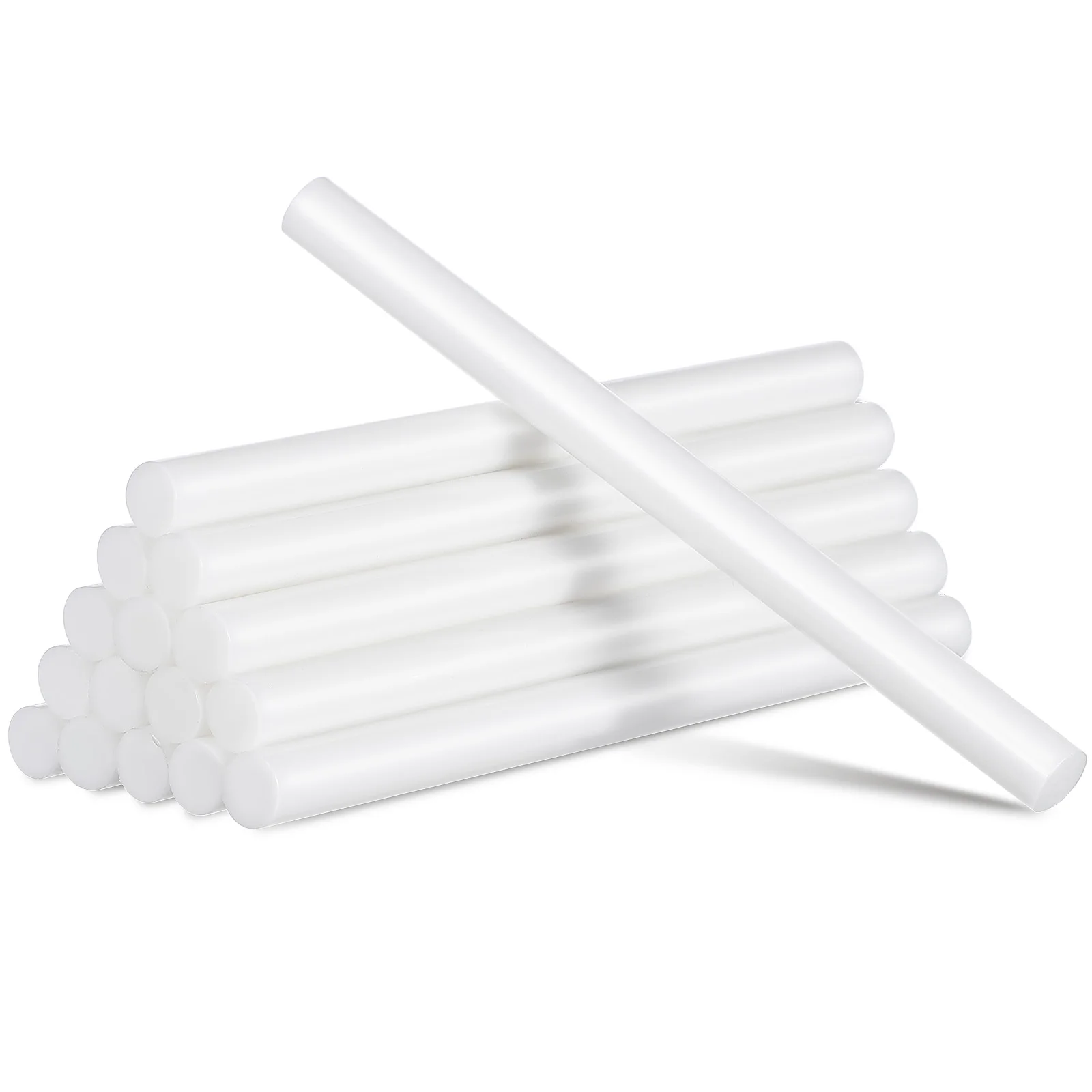 

16pc Hot Melt Glue Sticks Large White Bulk Office Craft Adhesive Rods High Viscosity Fast Curing DIY Art Supplies