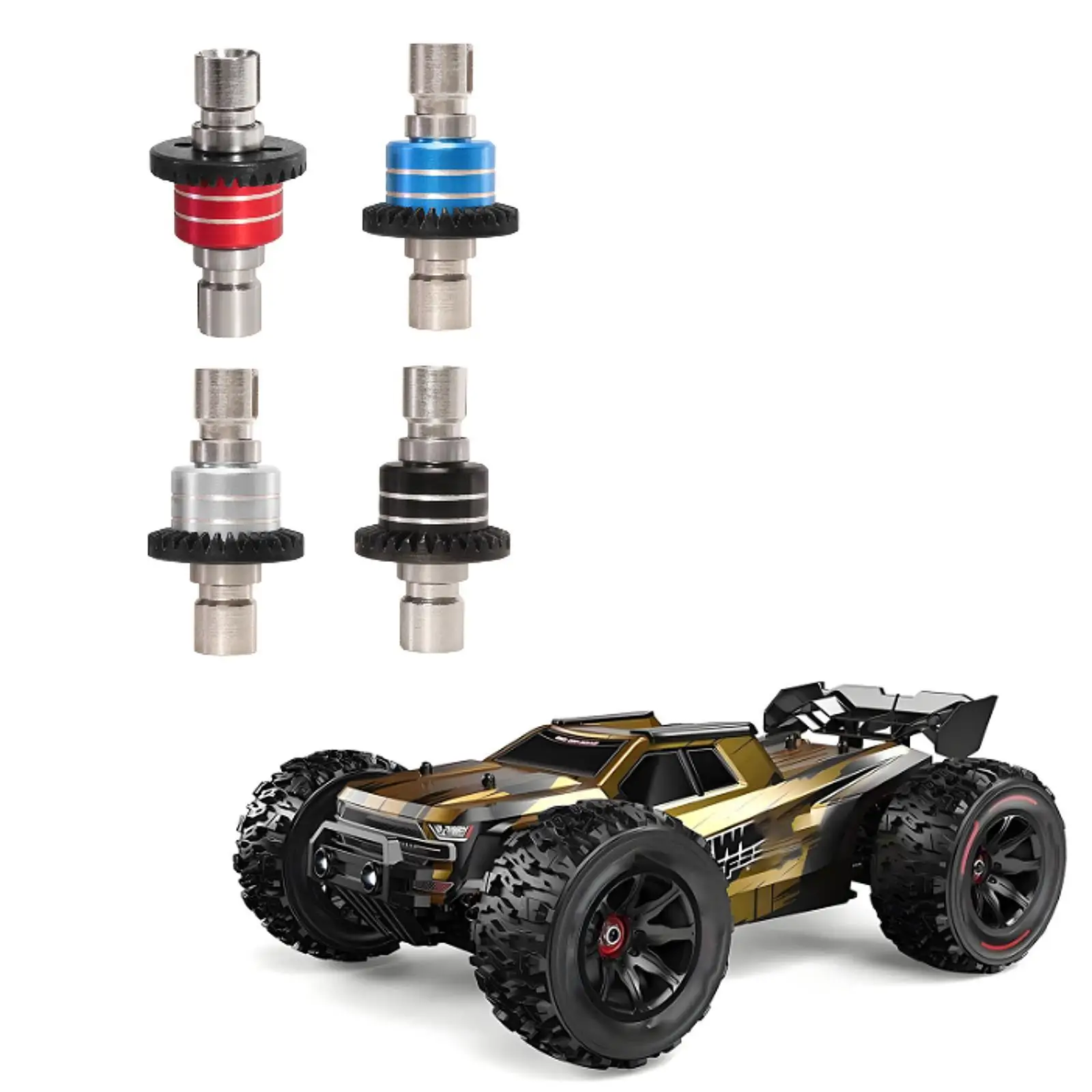 

Assembled Differential Replacement Upgrade Sturdy Spare Parts Steel Gear RC Accessory Diff for 1:14 Scale 1:16 Scale 16208