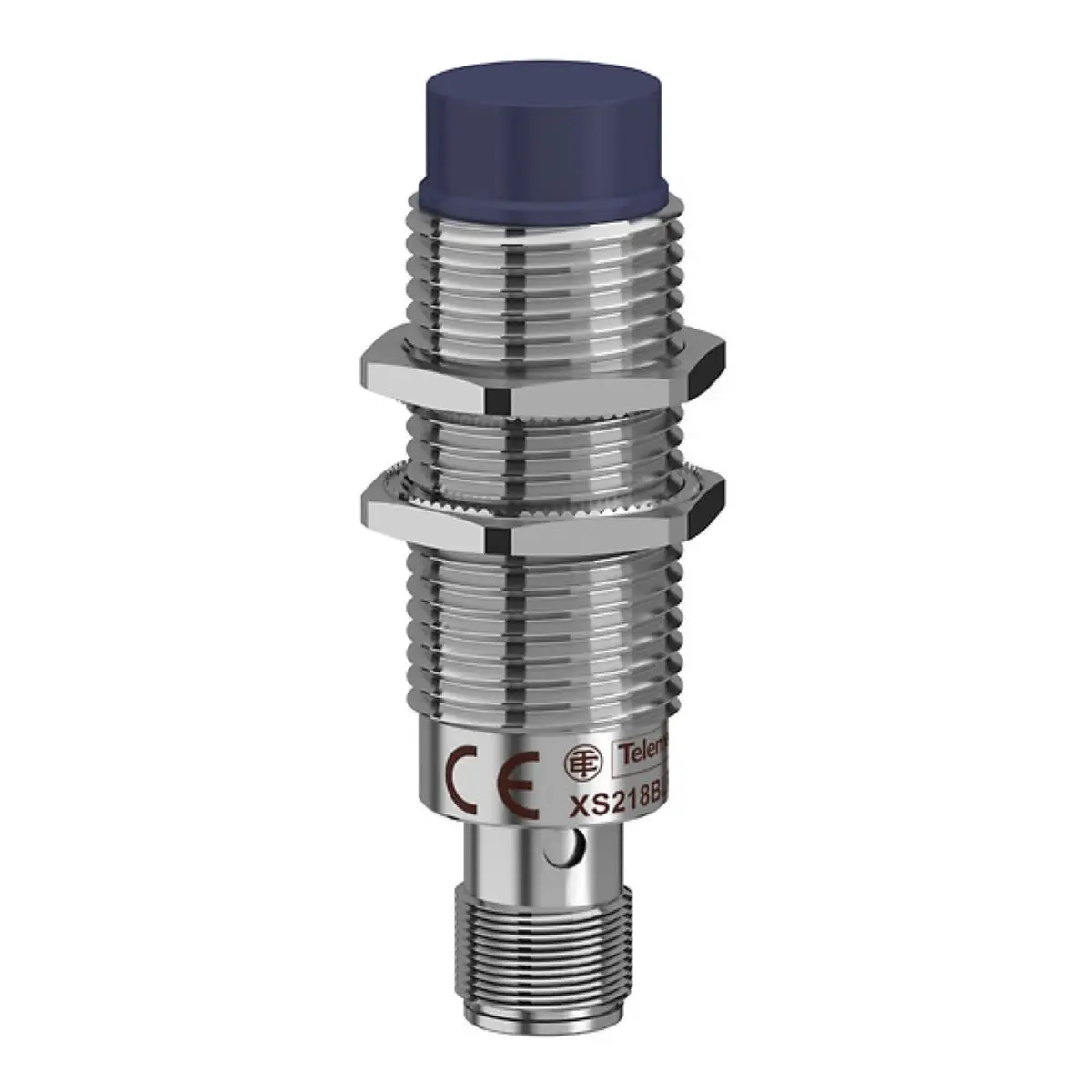 Inductive sensor XS2 M18, L64mm, brass, Sn8mm, 12..24VDC, M12 XS218BLNAM12