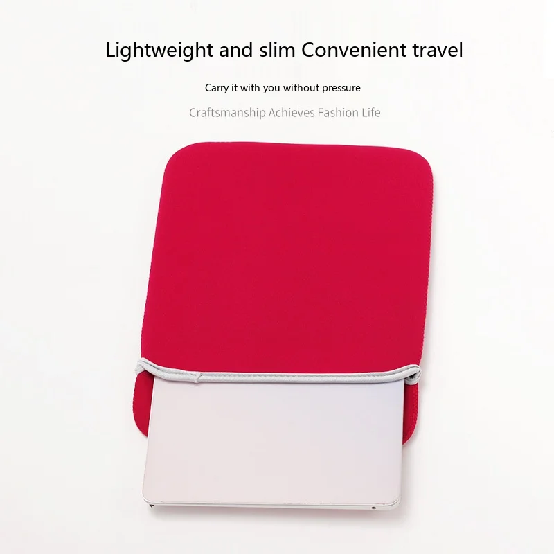 Neoprene Laptop Sleeve 7-17 Inch Shockproof Protective Pouch for Notebook Tablet with Soft Lining