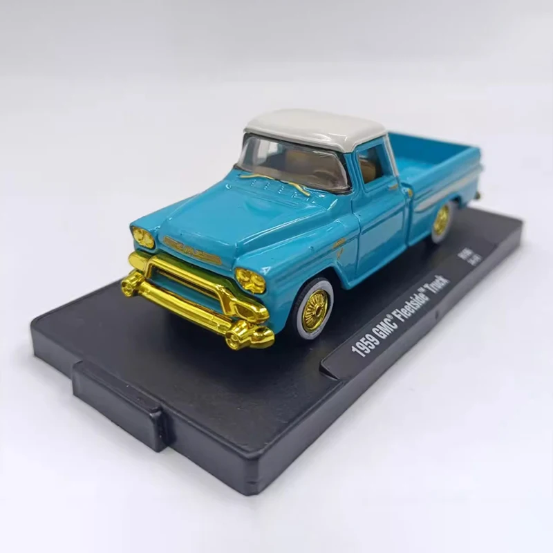 1:64 Scale 1959 GMC Fleetslde Truck 1992 C1500 SS 1998 GMC Sierra 1500 Pickup Truck Model Collection Decoration Souvenir Toy