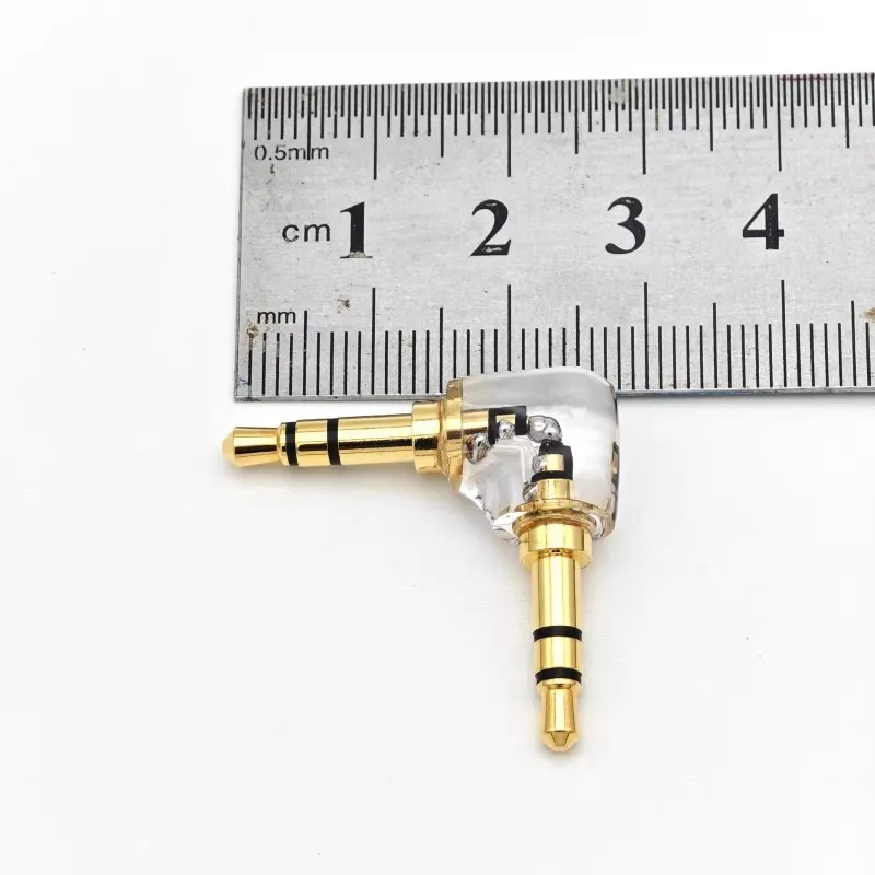 3.5MM 3.5 Male To Male Audio Adapter Straight/Right Angle 90 Degree For Phone Headphone Headset Car AUX Bluetooth Connector - view 5