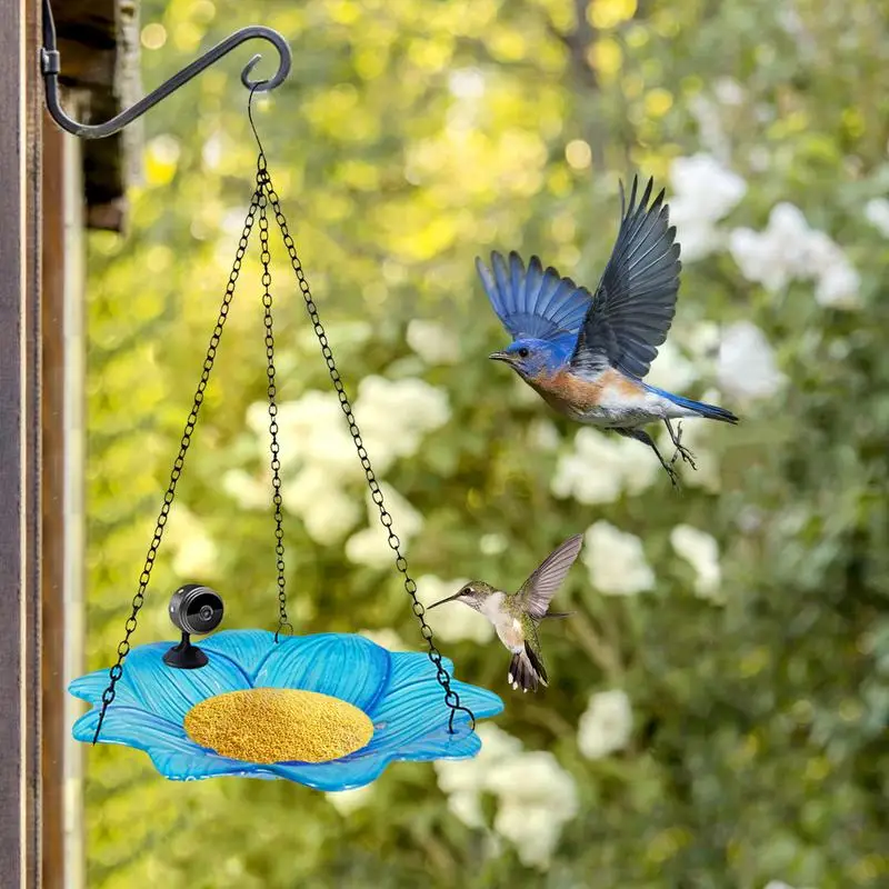 

Smart Feeder For Birds Suction Cup Remote Control Bird Feeder Multipurpose Bird Feeder With Battery Reusable Chickadees Feeding