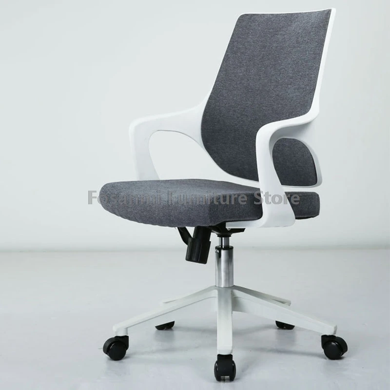 

Прочное эргономичное офисное кресло со встроенным подлокотником, современное игровое вращающееся кресло-качалка с откидной спинкой для небольшого пространства