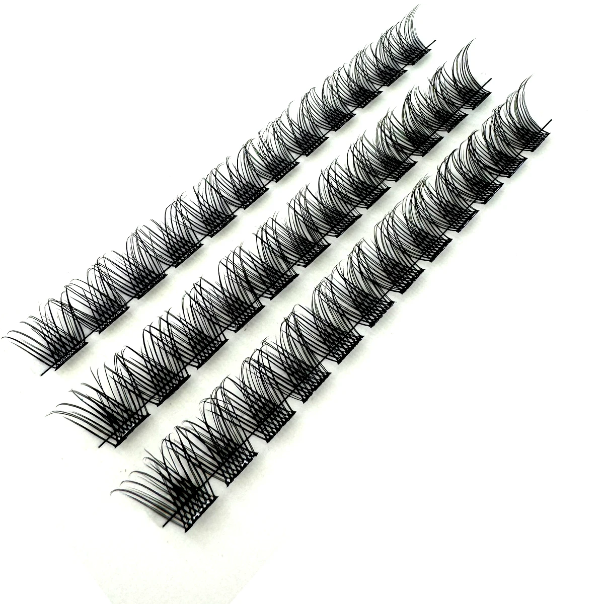 HBZGTLAD-Maquiagem Self Adhesive Eyelash Cluster, cílios individuais naturais reutilizáveis, tecnologia Pre-Bond, sem cola necessária, DIY