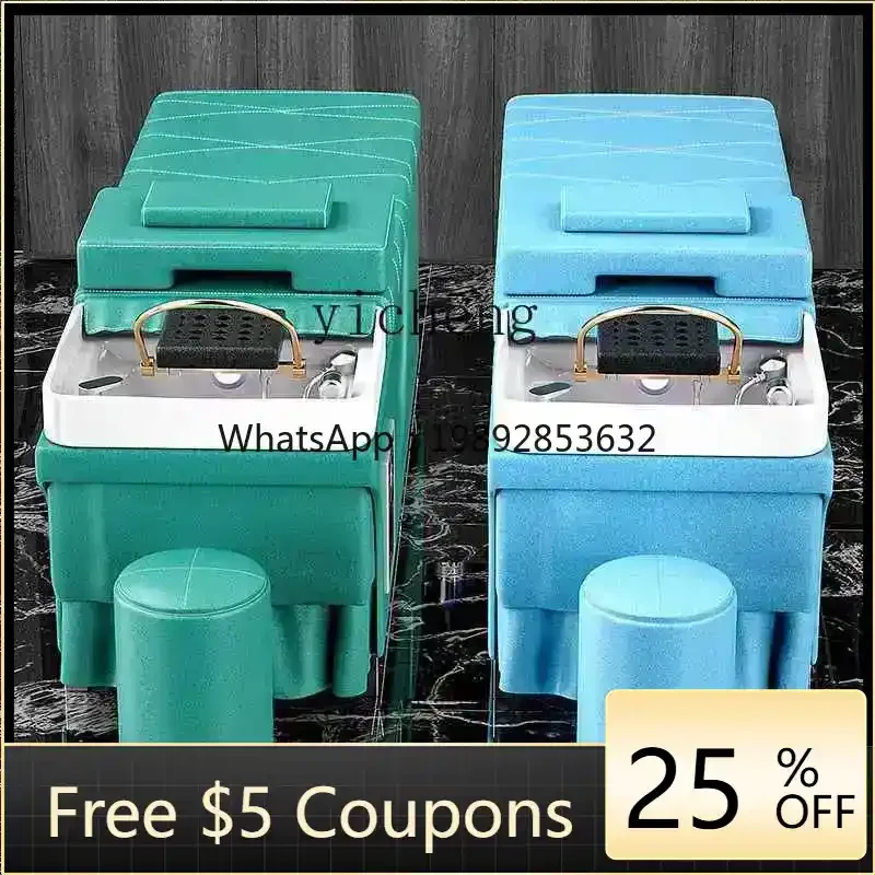 

Thai hair treatment bed shampoo bed beauty salon fumigation water circulation shampoo massage