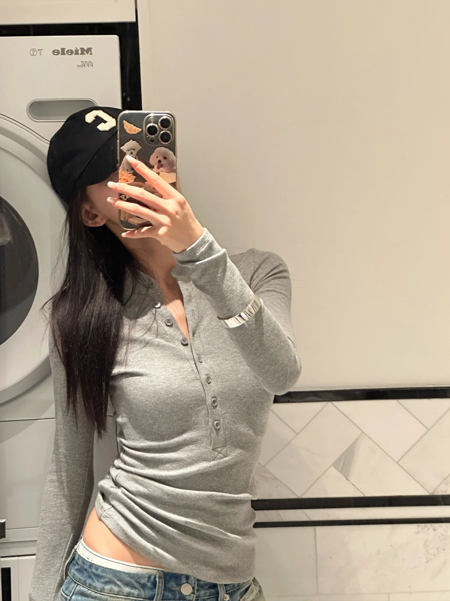 

Облегающая футболка с длинным воротником Sve Henry, женская осенне-зимняя новинка, универсальный высококачественный вязаный свитер