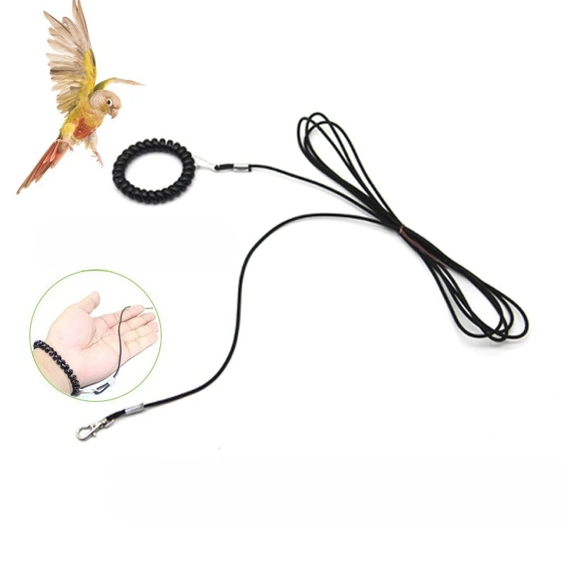 الحيوانات الأليفة الطيور التدريب في الهواء الطلق تسخير حبل الطيور القدم سلسلة الببغاء مكافحة تحلق الجر الأشرطة الطيور قدم سوار الطيور الملحقات #3