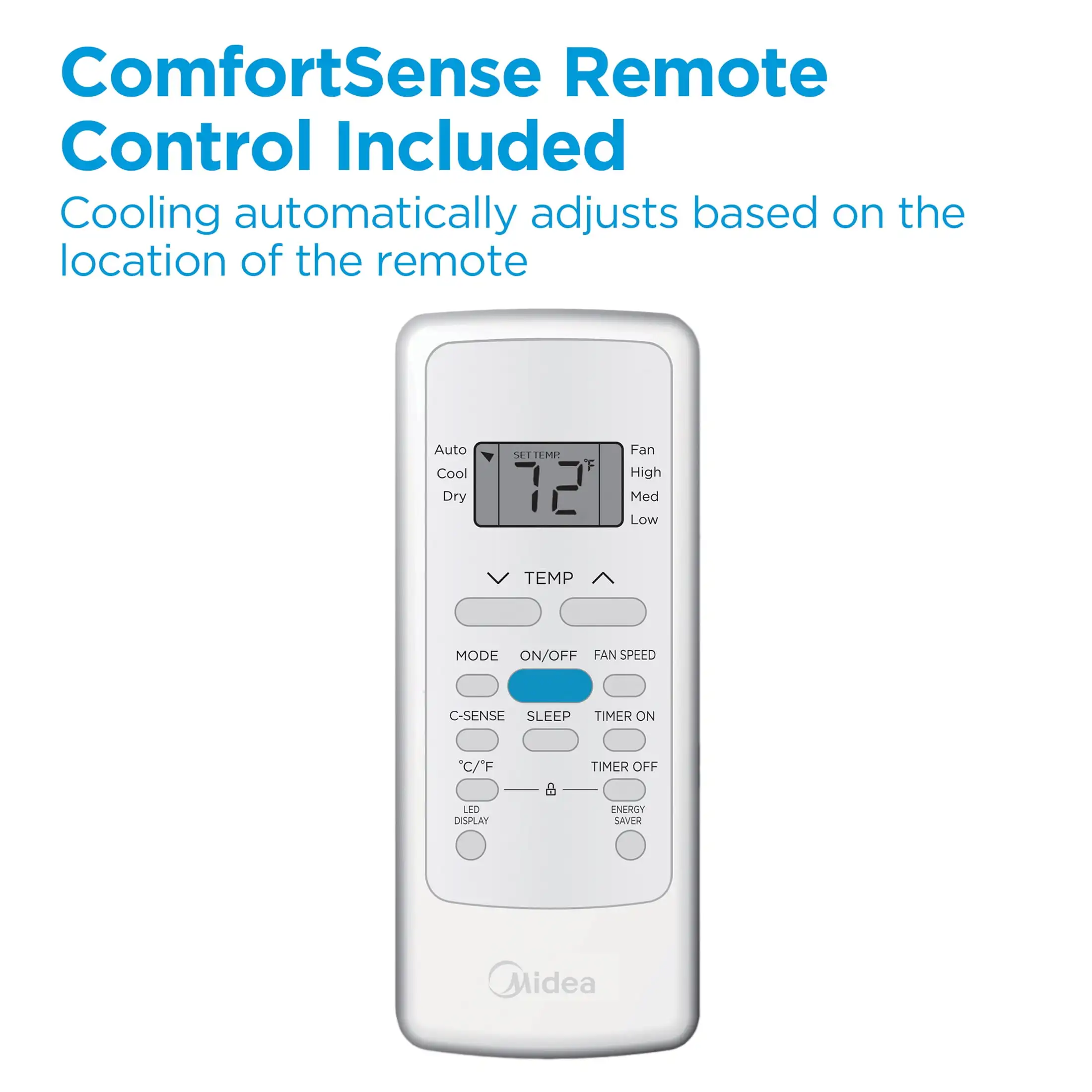 5,000 Btu (8,000 Ashrae) 115V Draagbare Airconditioner Met Comfortgevoel Op Afstand, Koelt Tot 150 Vierkante Voet, MAP05R1AWWT-T