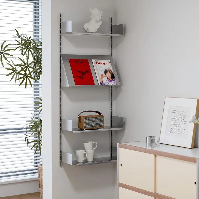 Baffle wall storage display rack wall invisible shelf decorative rack